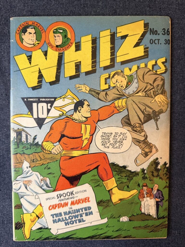 Whiz Comics #36 front cover
