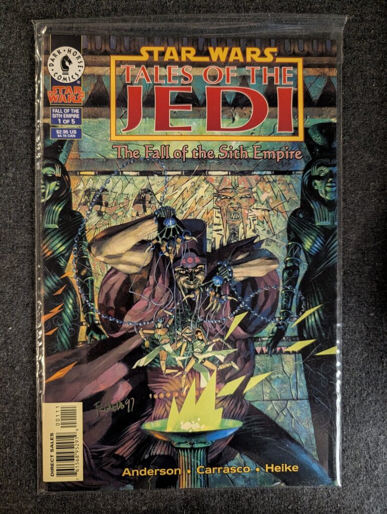 Star Wars: Tales of the Jedi - The Fall of the Sith Empire #1 front cover