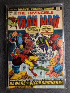 Iron Man #55 front cover