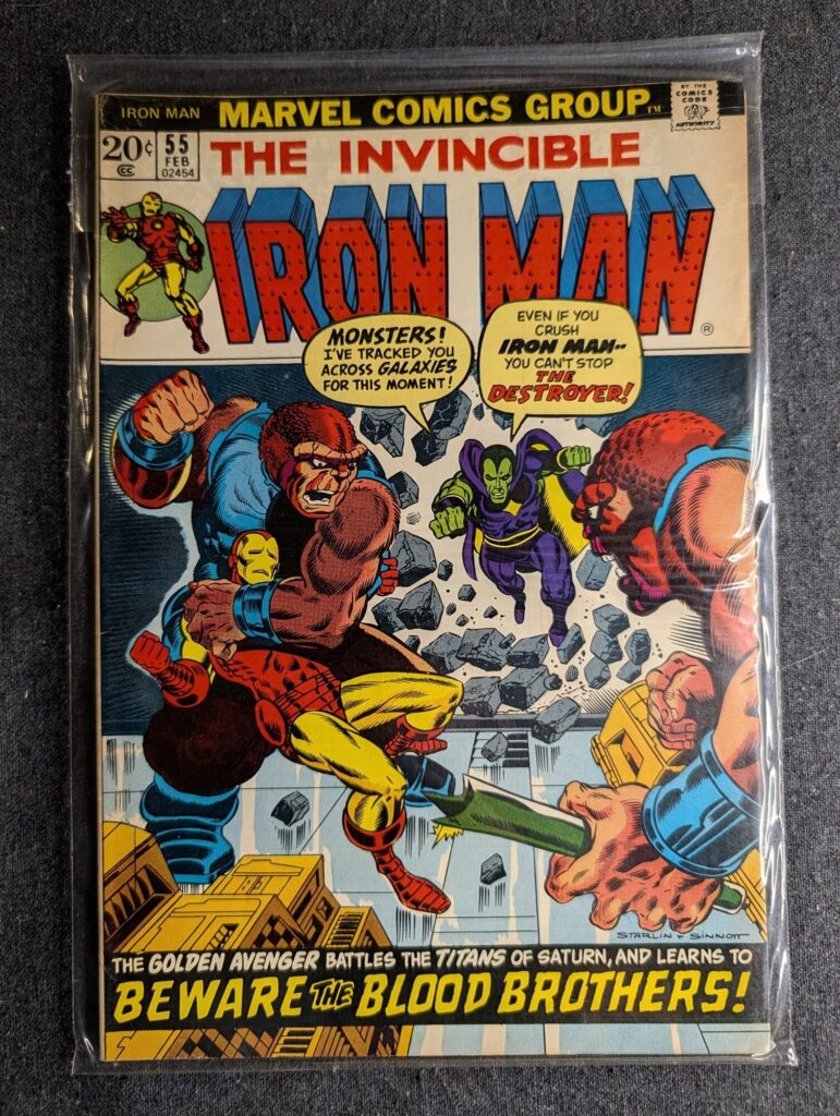 Iron Man #55 front cover