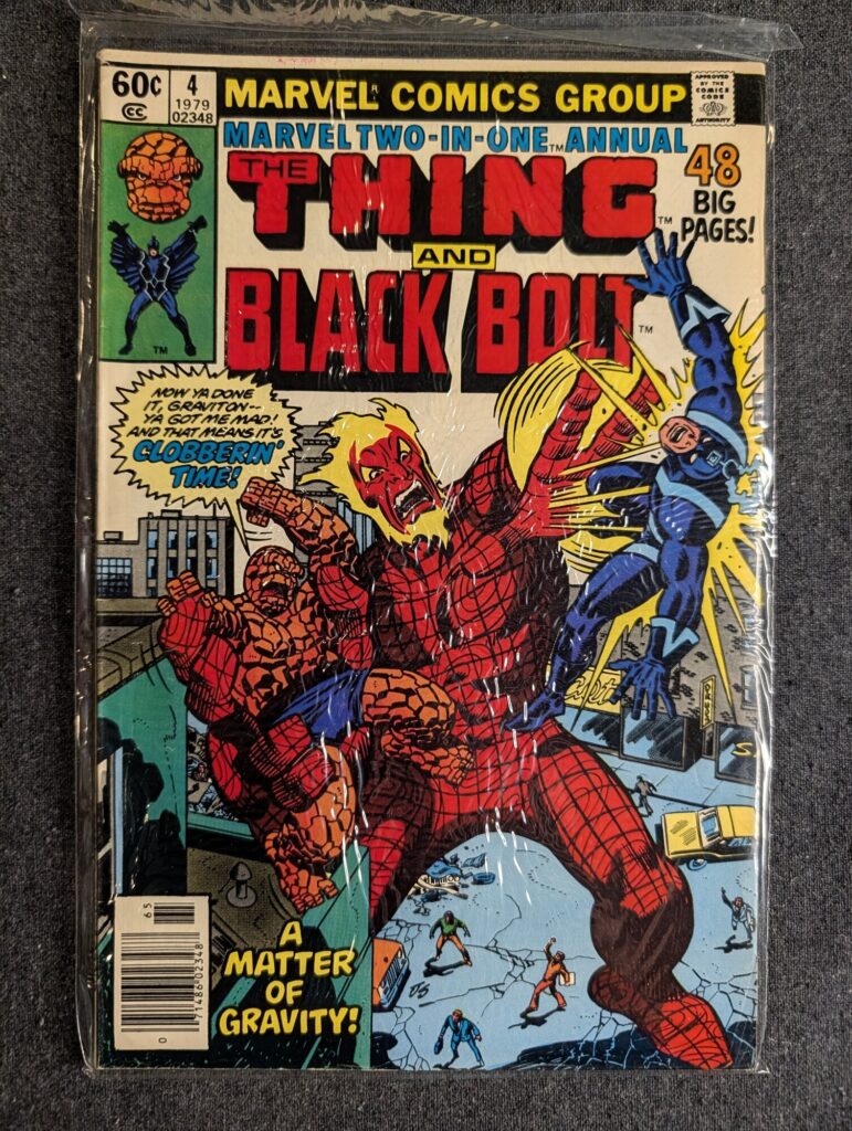 Marvel Two-in-One Annual #4 front cover