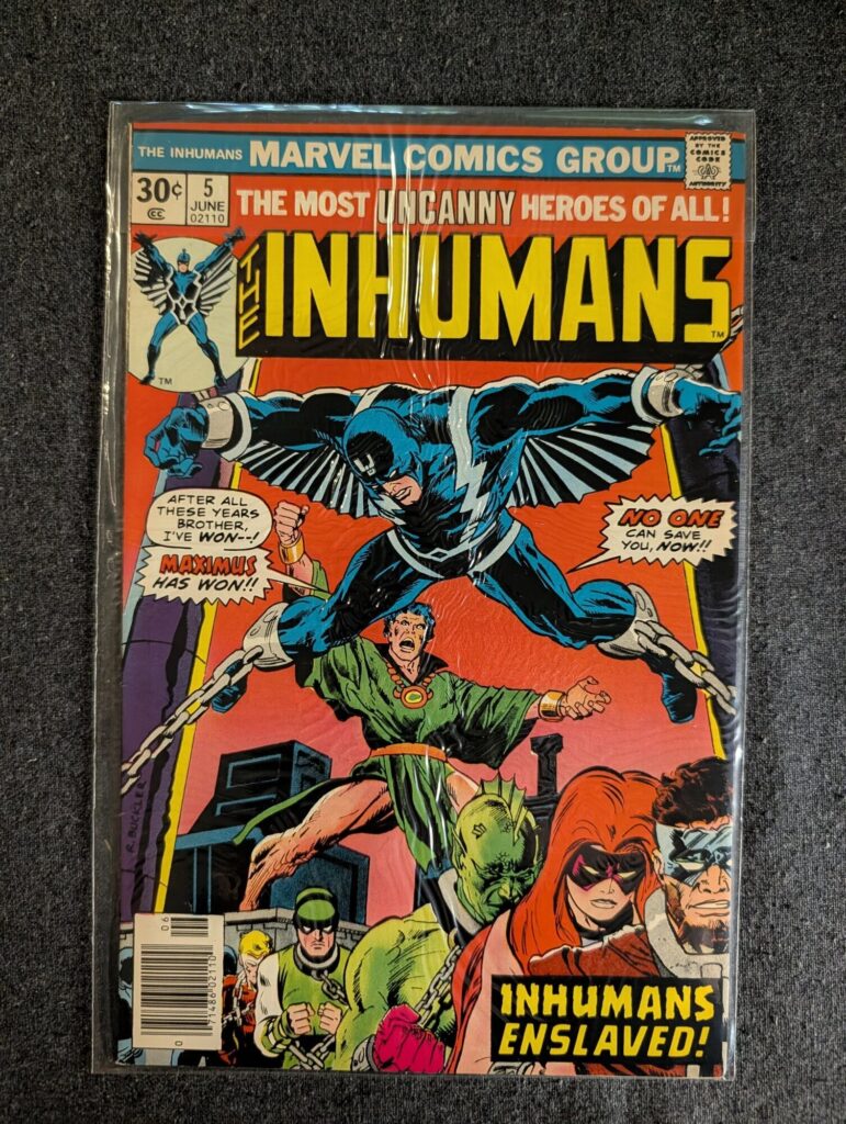 The Inhumans #5 front cover