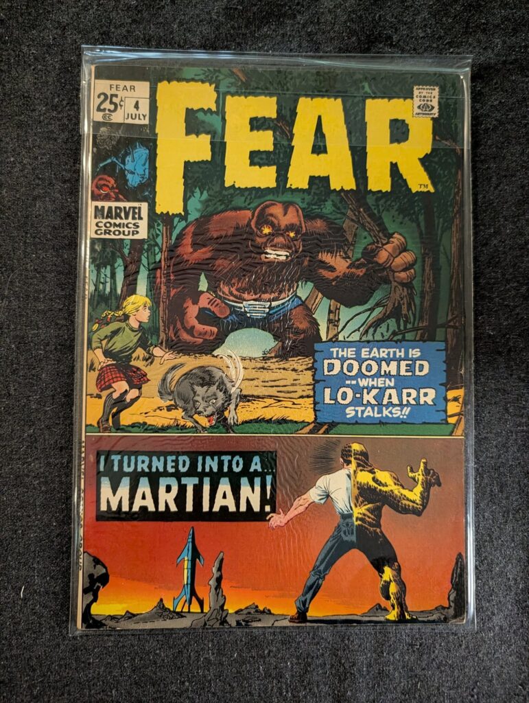 Fear #4 front cover