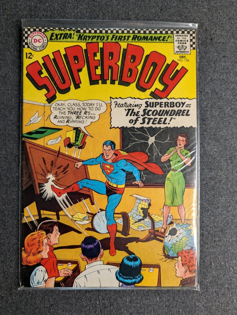 Superboy #134 front cover