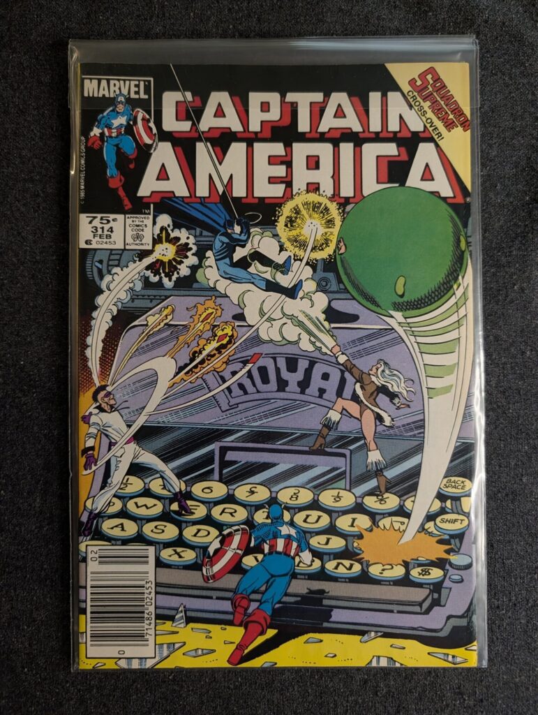 Captain America #314 front cover