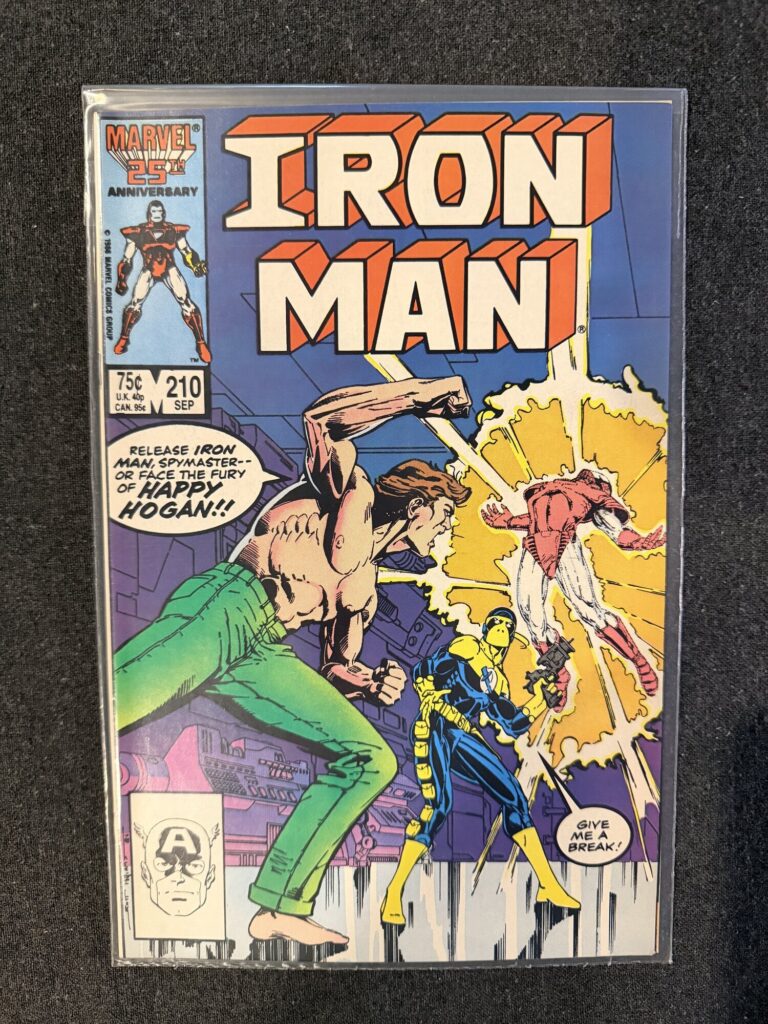Iron Man #210 front cover