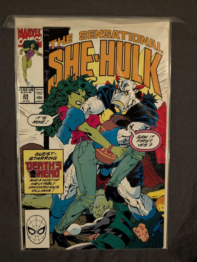 The Sensational She-Hulk #24 front cover