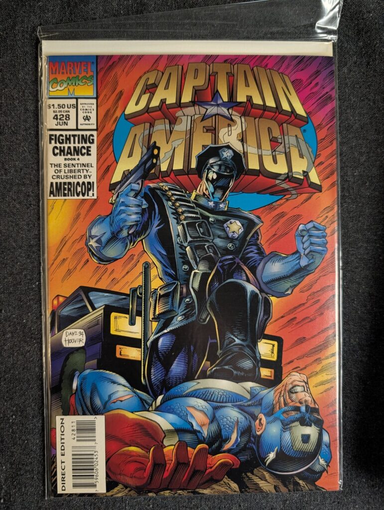 Captain America #428 front cover