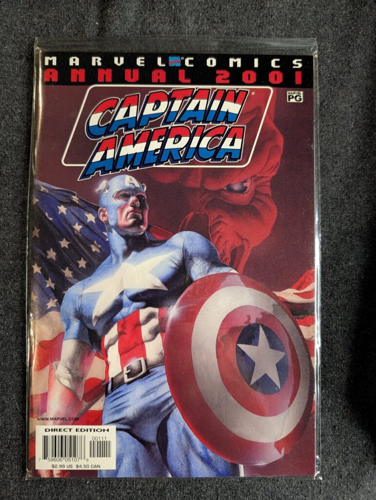 Captain America Annual 2001 front cover