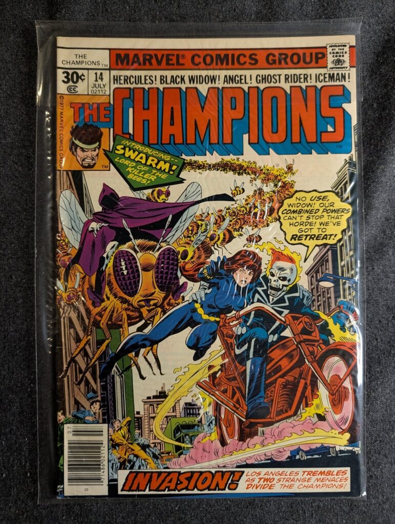 The Champions #14 front cover