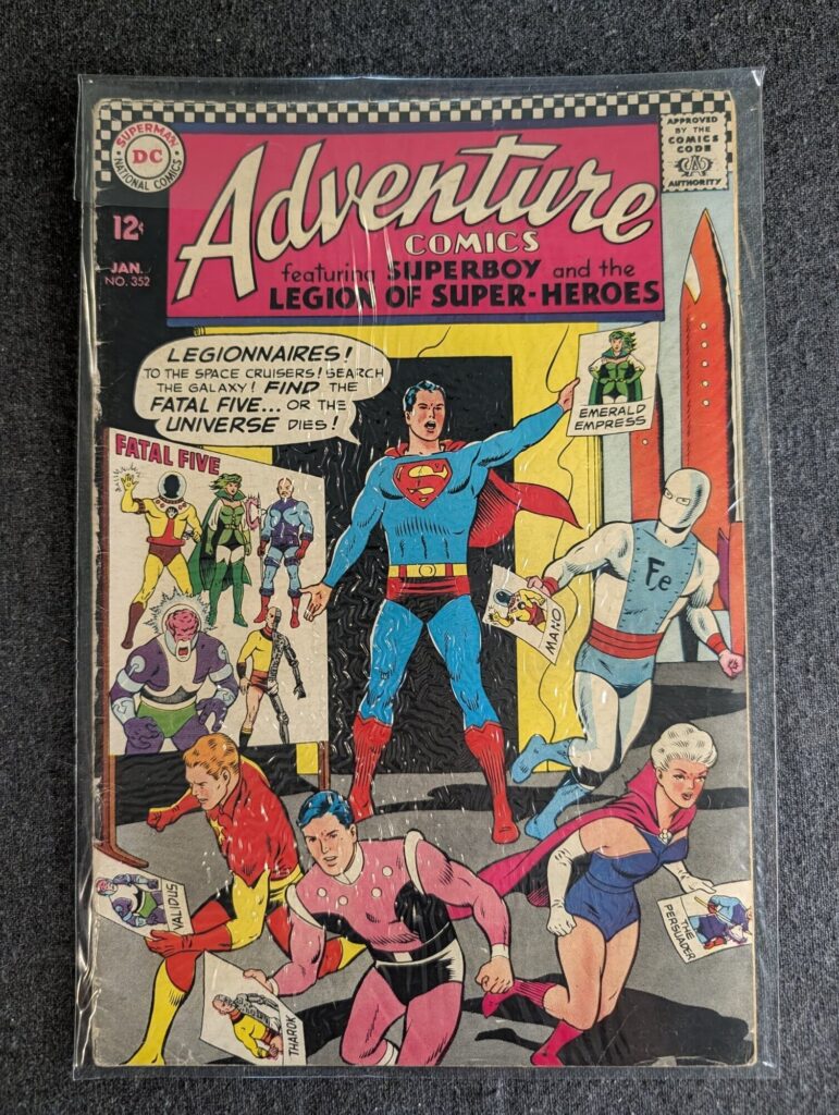 Adventure Comics #352 front cover