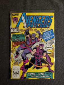 Avengers Spotlight #22 front cover