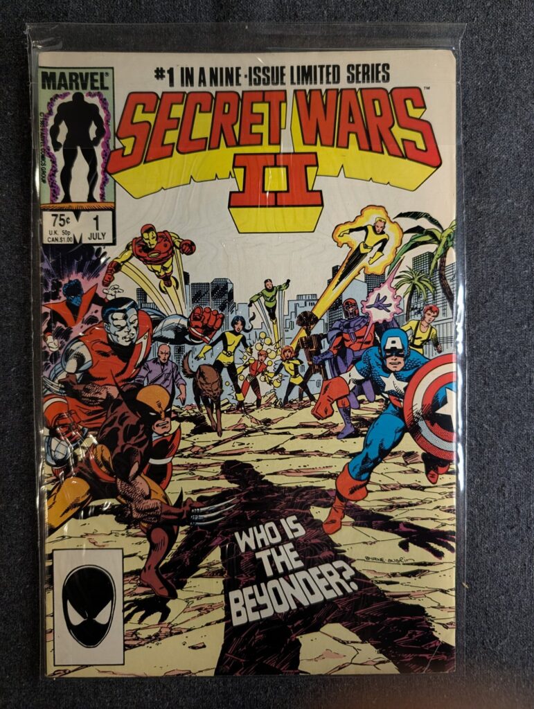 Secret Wars II #1 front cover