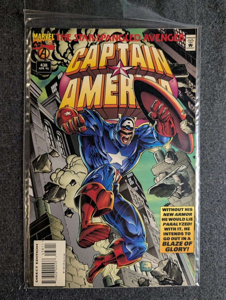 Captain America #438 front cover