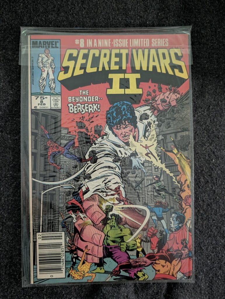 Secret Wars II #8 front cover