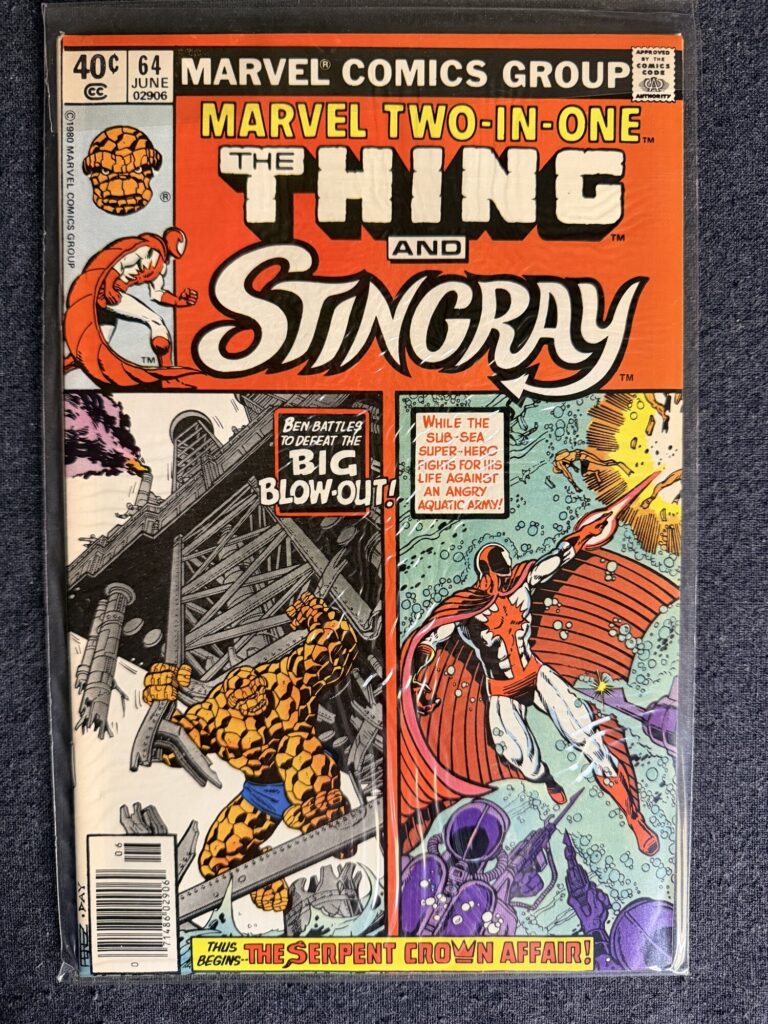 Marvel Two-In-One #64 front cover