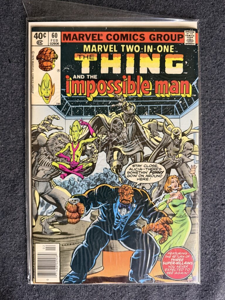 Marvel Two-In-One #60 front cover