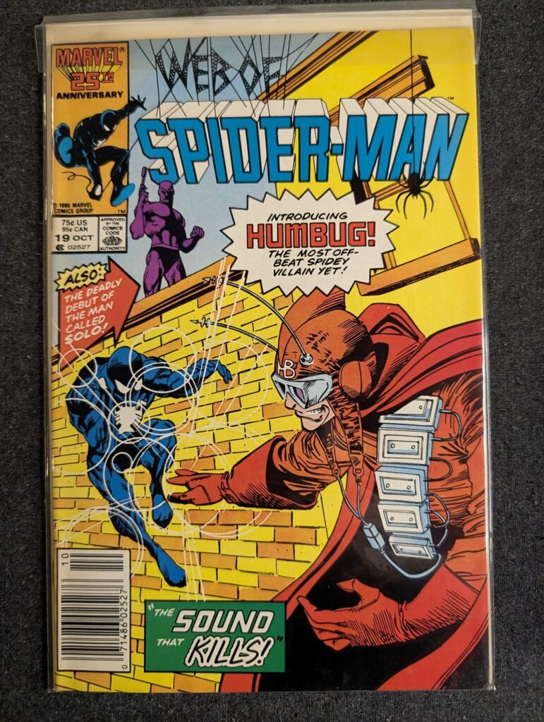 Web of Spider-Man #19 front cover