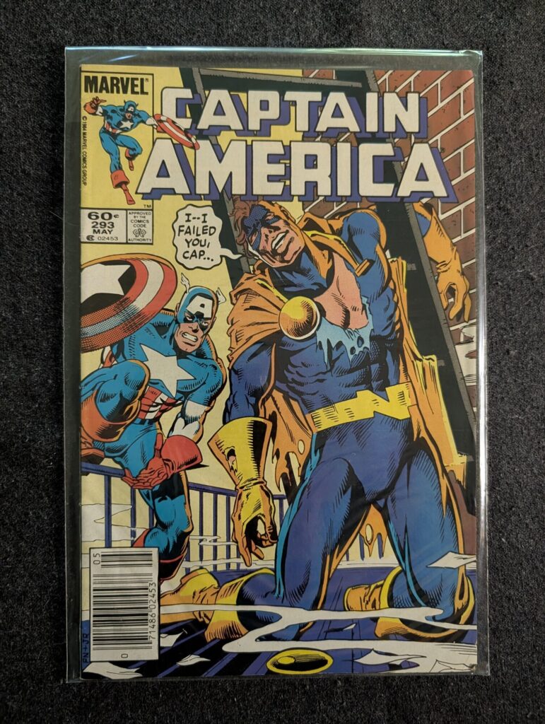 Captain America #293 front cover