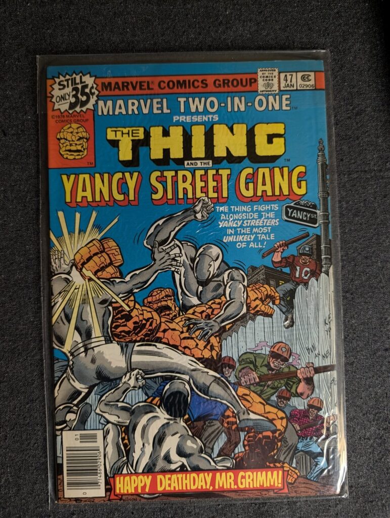 Marvel Two-in-One #47 front cover