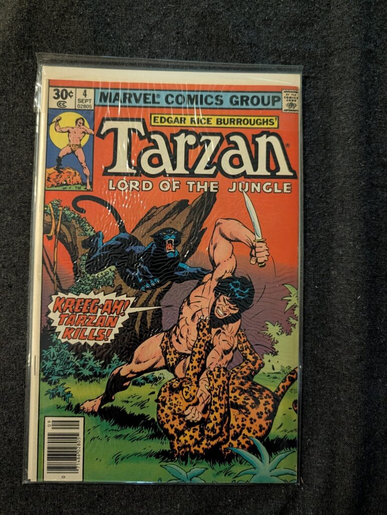 Tarzan Lord of the Jungle #4 front cover