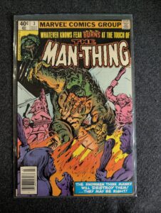 The Man-Thing #3 front cover