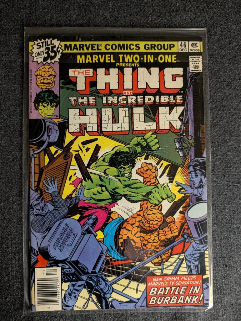 Marvel Two-in-One #46 front cover