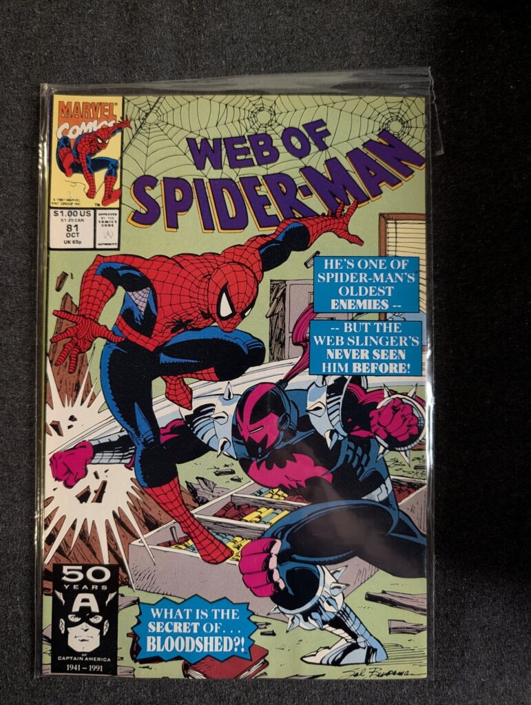 Web of Spider-Man #81 front cover