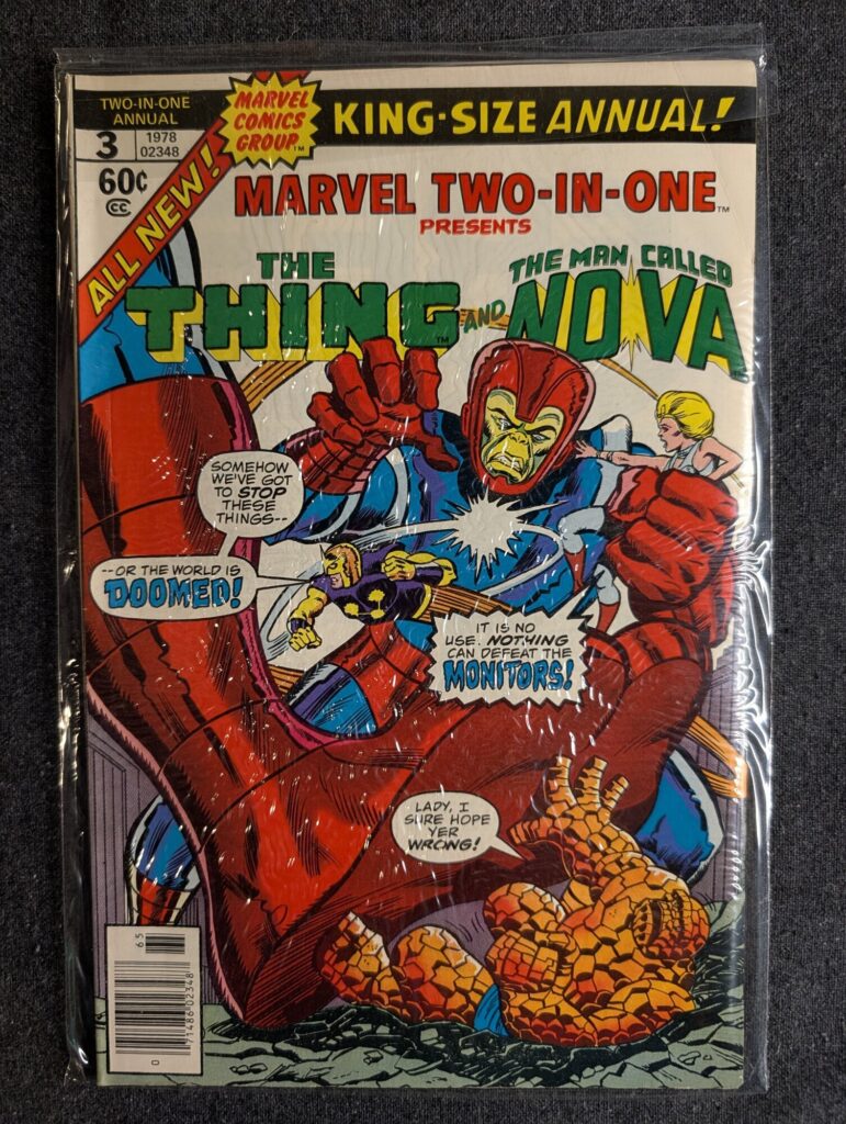 Marvel Two-in-One Annual #3 front cover