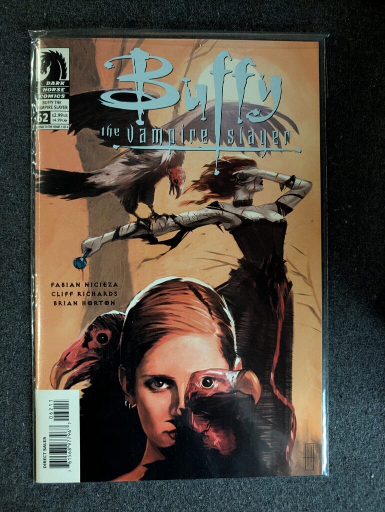Buffy the Vampire Slayer #62 front cover
