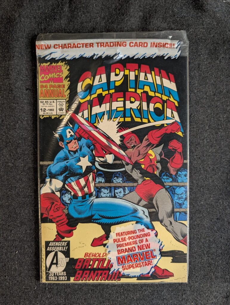 Captain America Annual #12 front cover