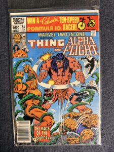 Marvel Two-In-One #84 front cover