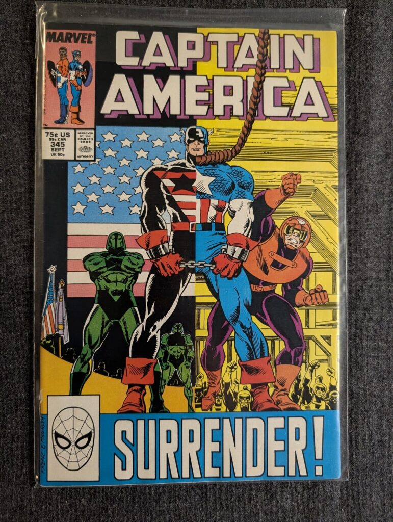 Captain America #345 front cover