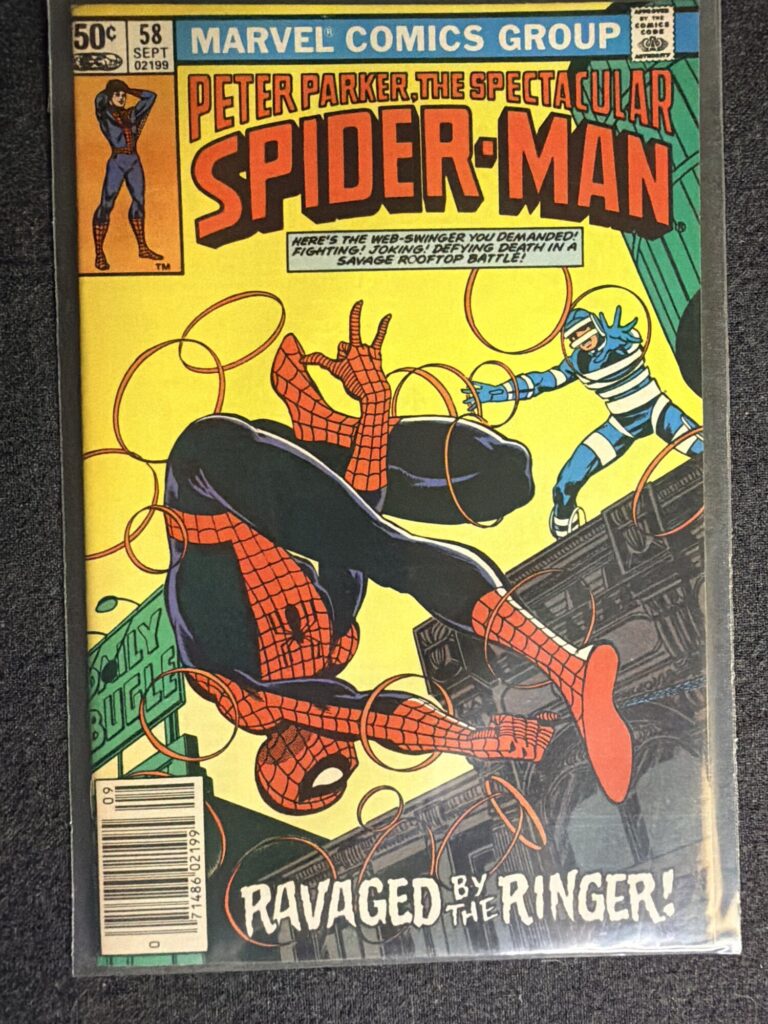 The Spectacular Spider-Man #58 front cover