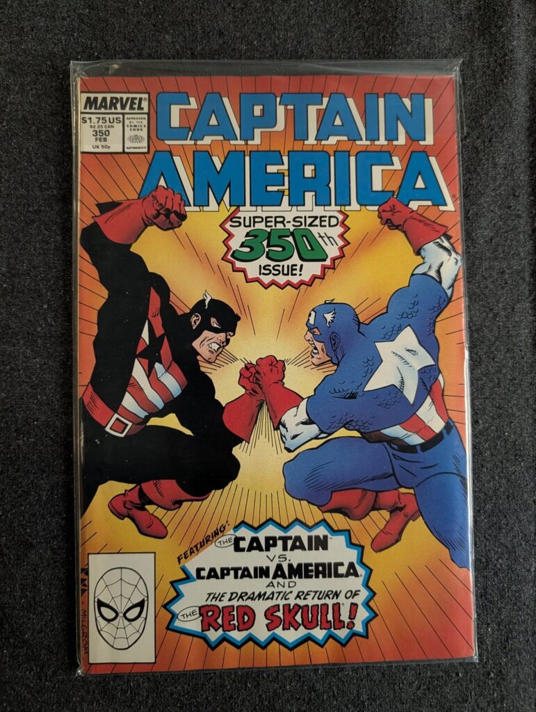 Captain America #350 front cover