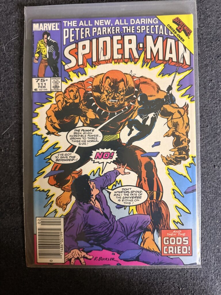 The Spectacular Spider-Man #111 front cover