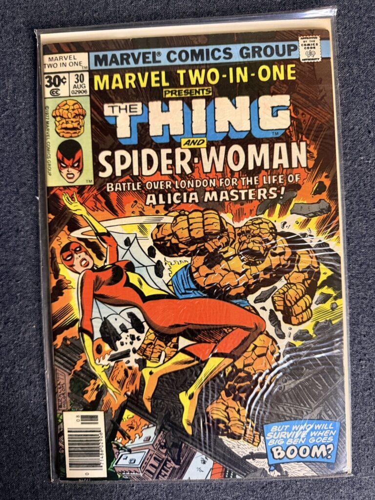 Marvel Two-in-One #30 front cover