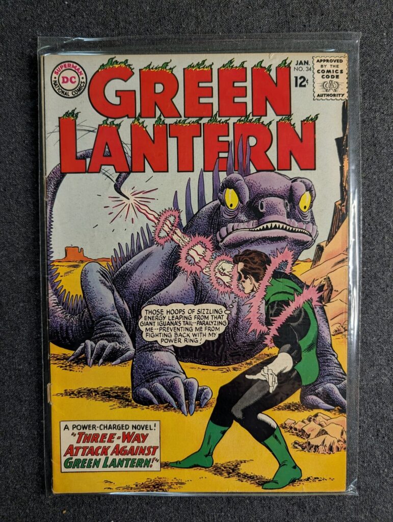 Green Lantern #34 front cover