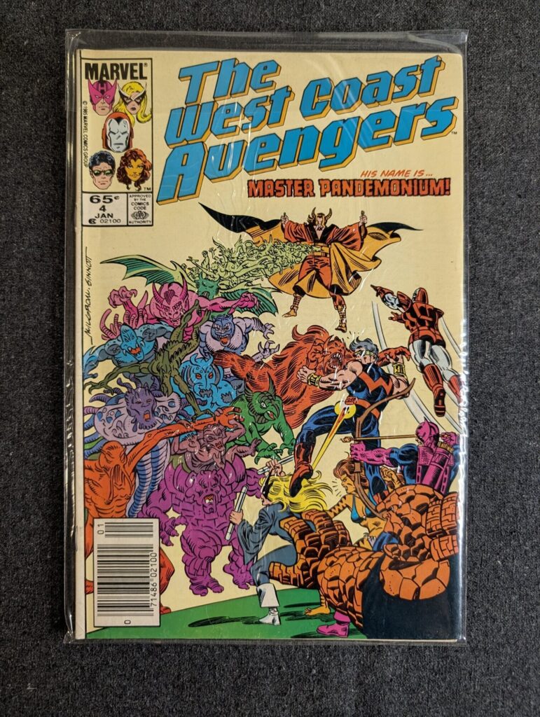 The West Coast Avengers #4 front cover