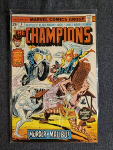The Champions #4 front cover