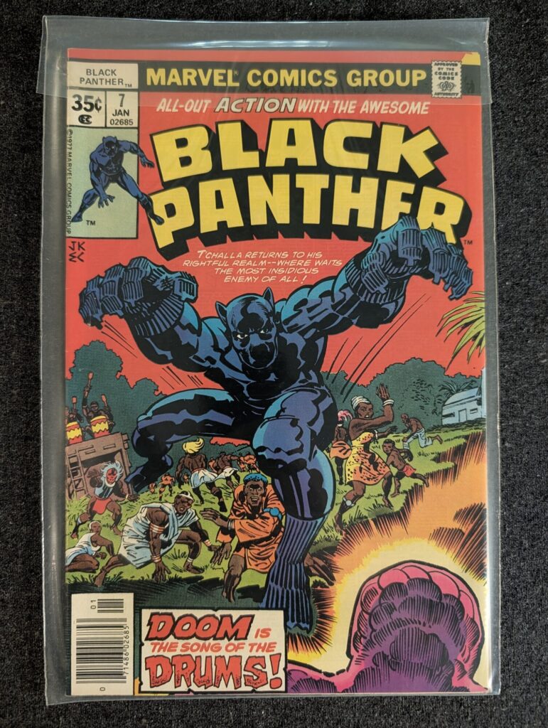 Black Panther #7 front cover