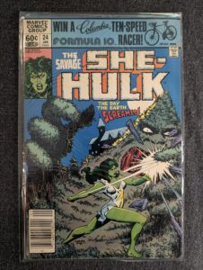 The Savage She-Hulk #24 front cover