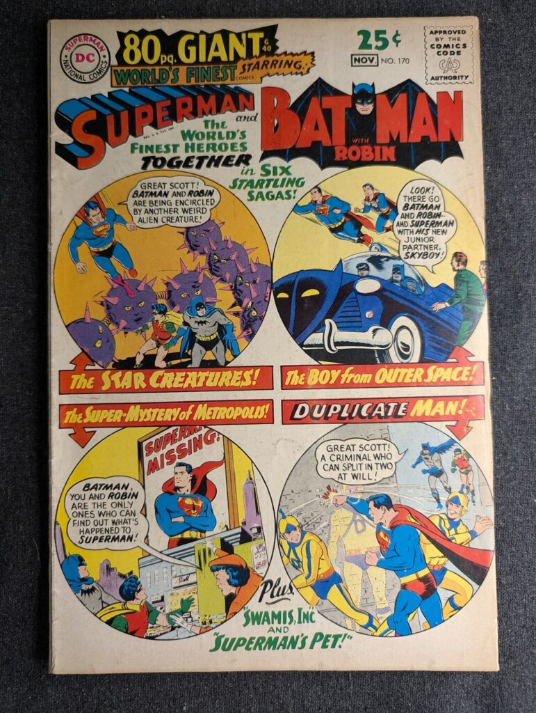 World's Finest Comics #170 front cover