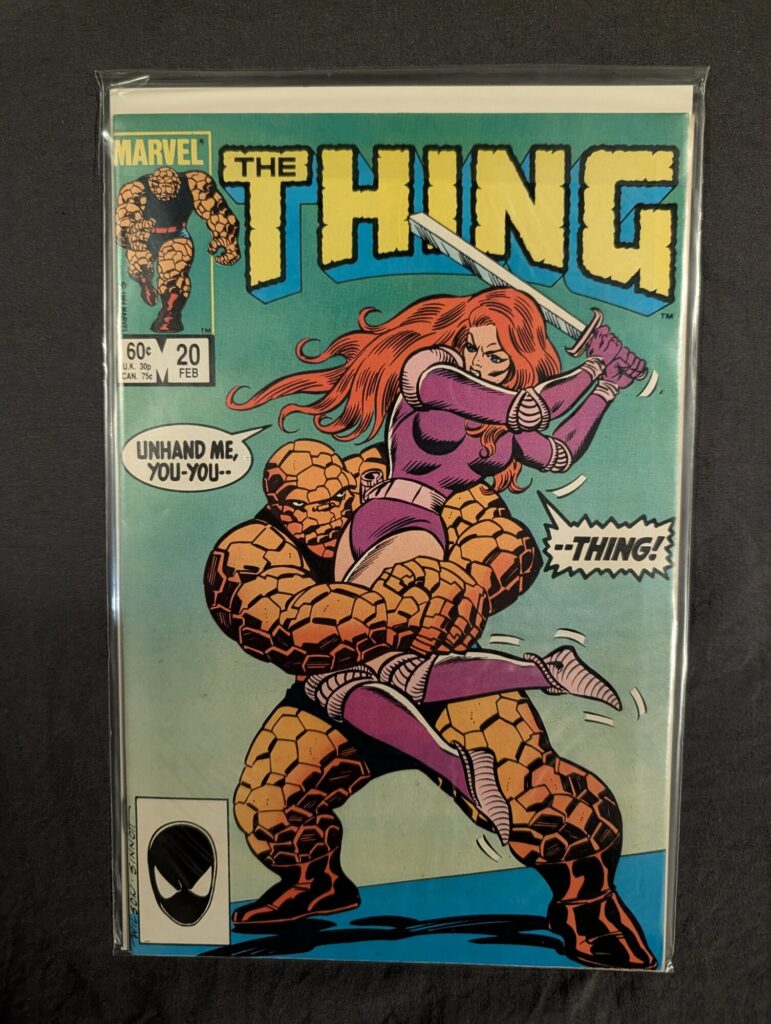 The Thing #20 front cover