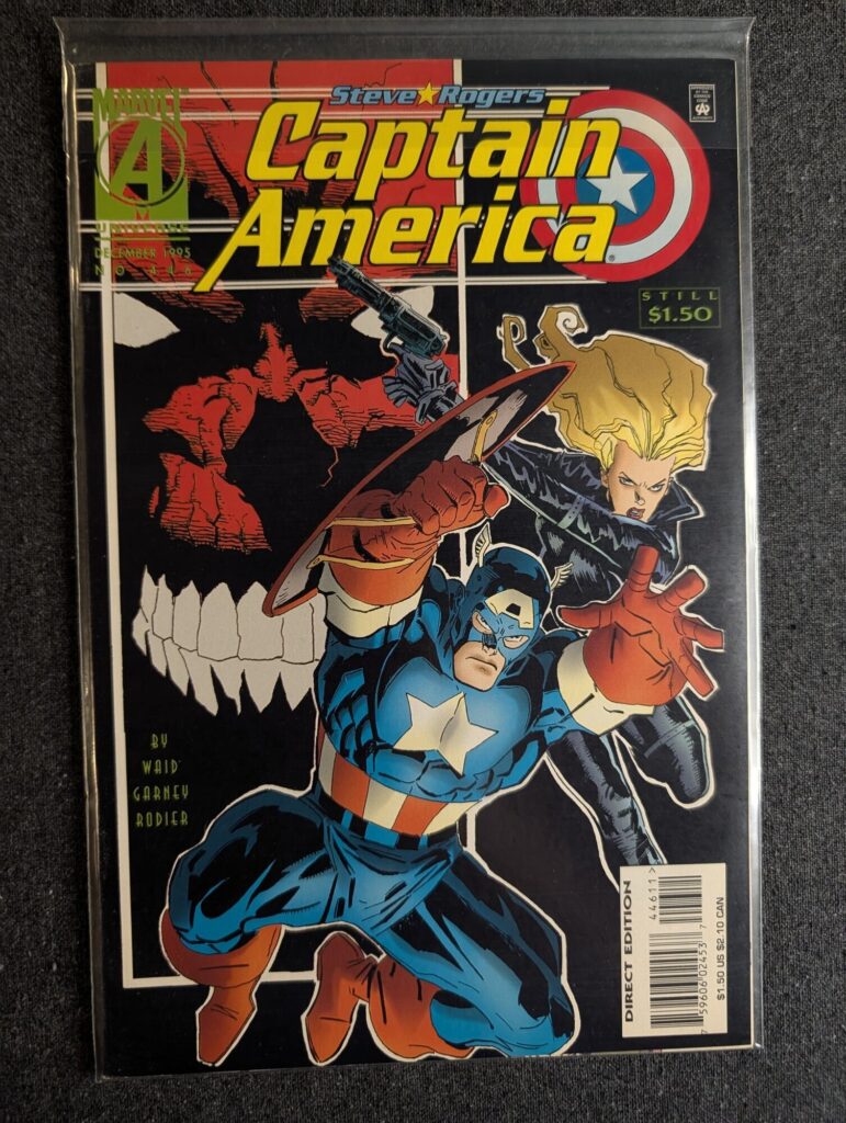 Captain America #446 front cover