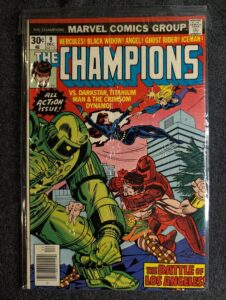 The Champions #9 front cover