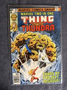 Marvel Two-in-One #56 front cover