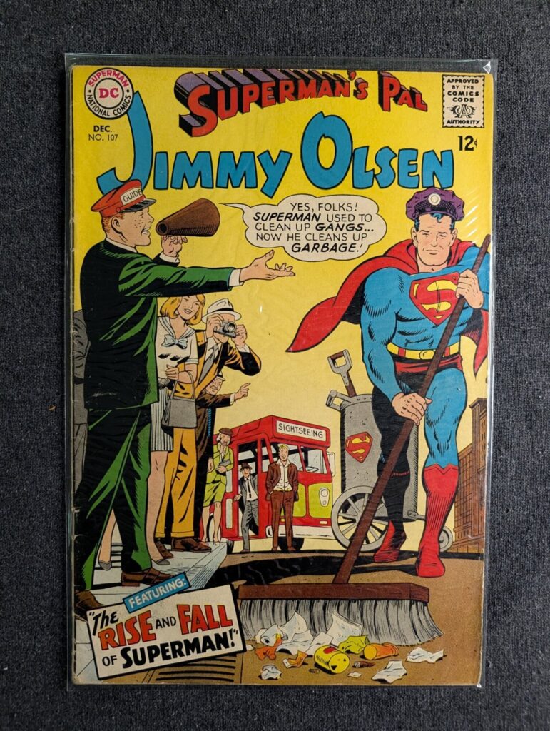 Superman's Pal, Jimmy Olsen #107 front cover