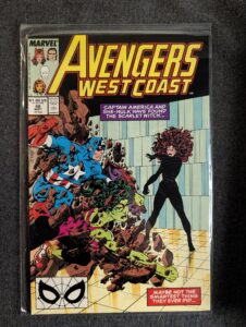 Avengers West Coast #48 front cover