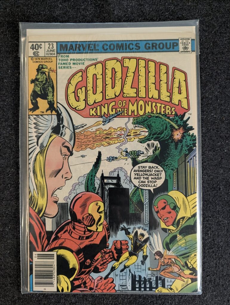 Godzilla #23 front cover